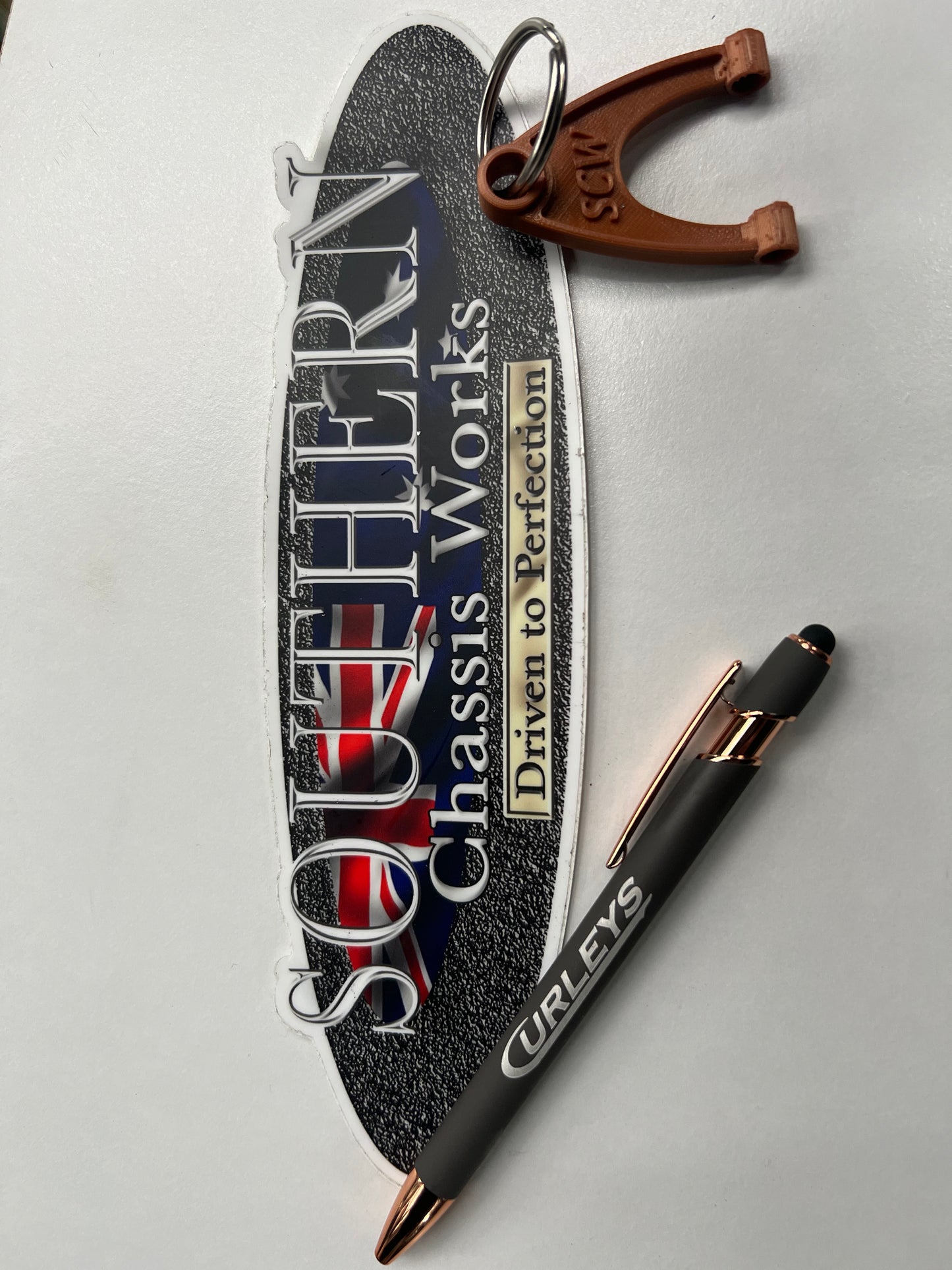 Sticker, pen, keyring pack - Southern Chassis