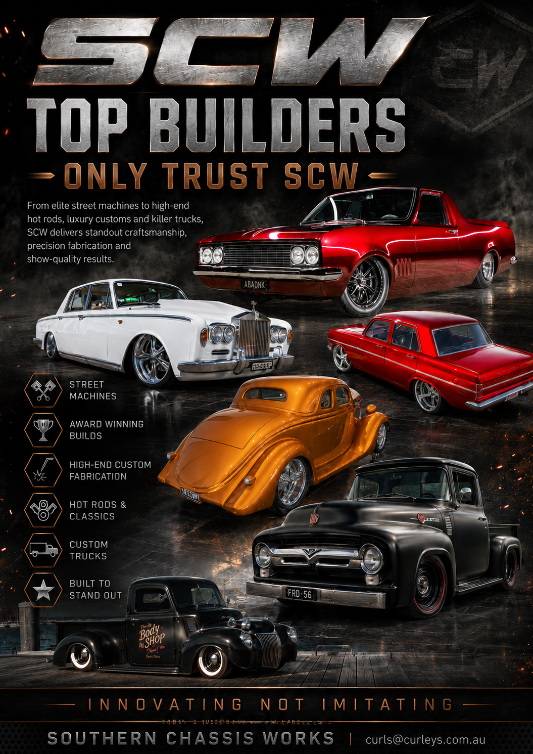 GMH Holden,  FX, FJ, EK, FB, FC, EJ, EH, HD, HR IFS front ends !